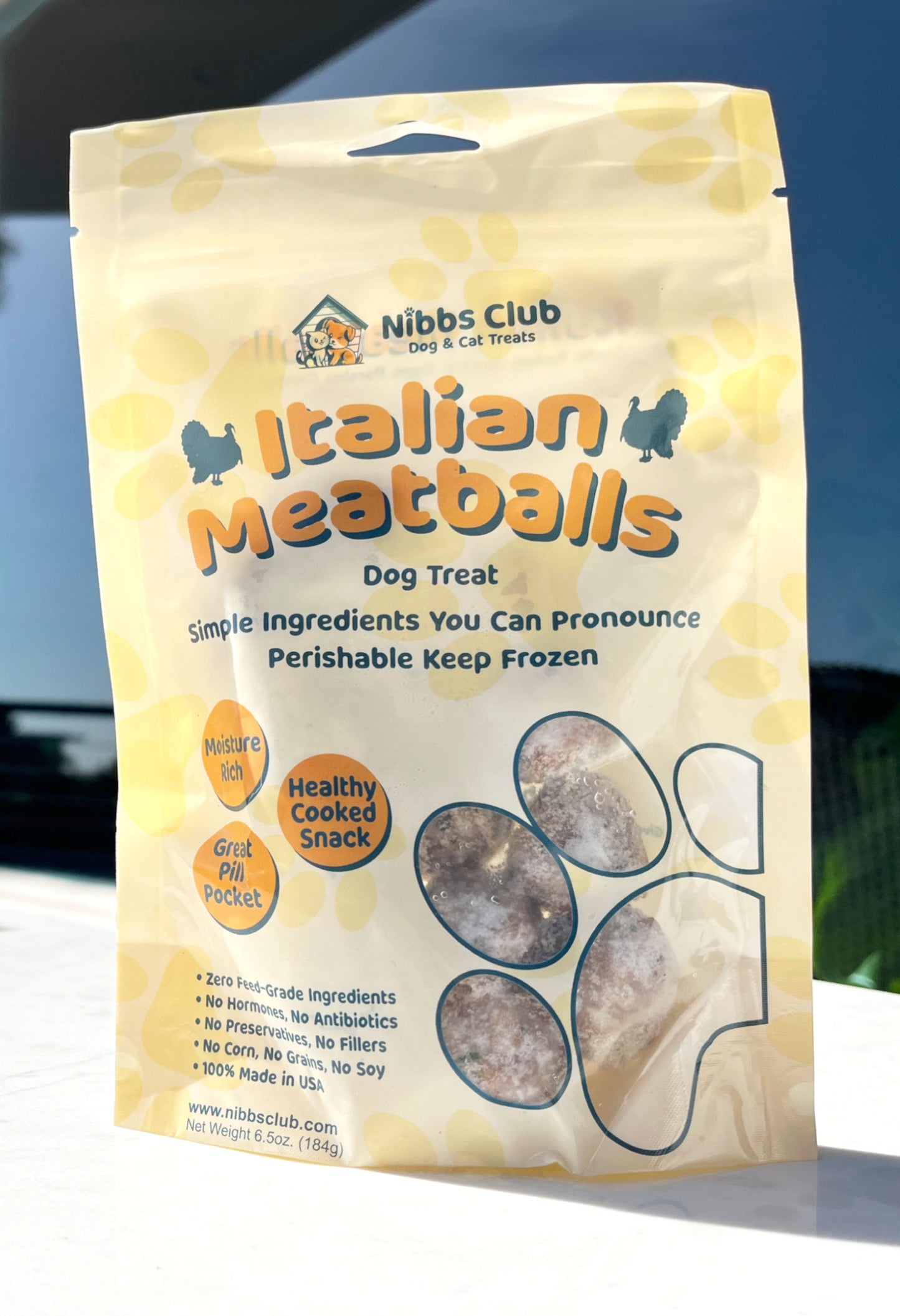 Italian Meatball Dog Treats